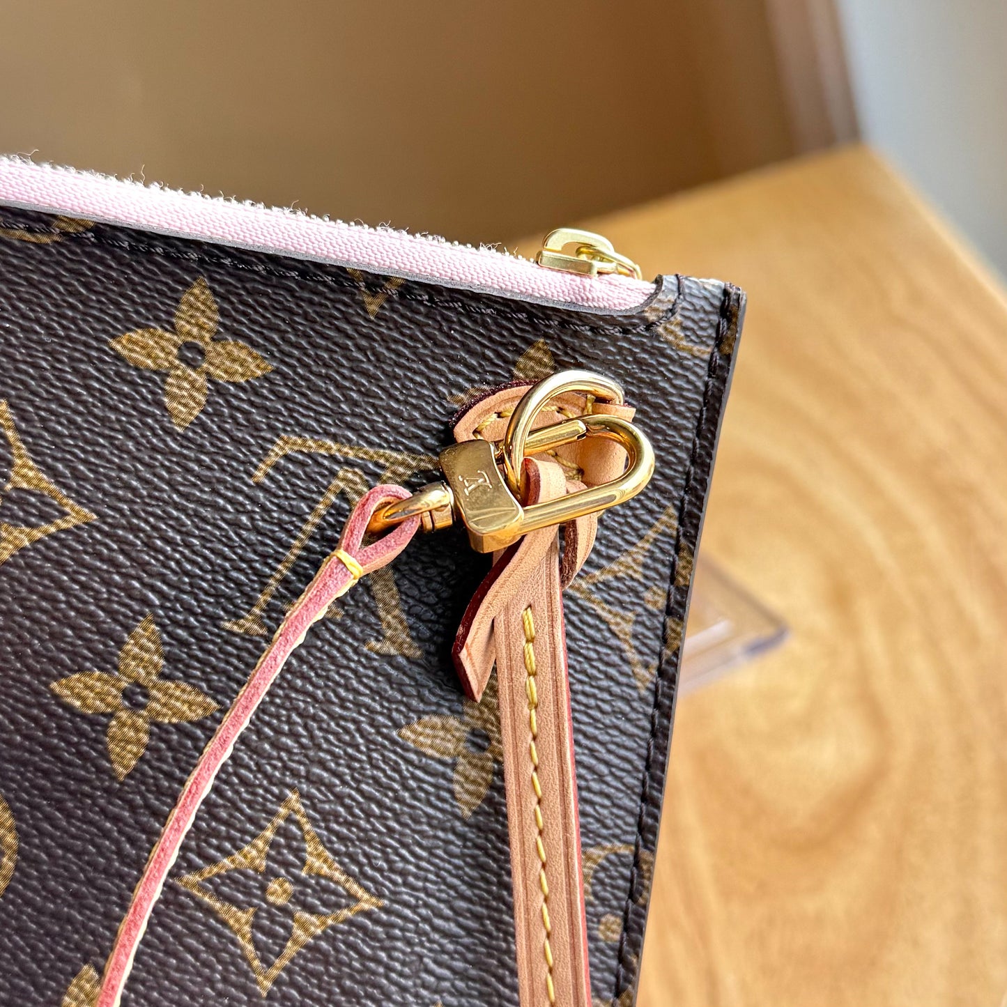 Monogram Neverfull MM Set - Rose Ballerine Interior