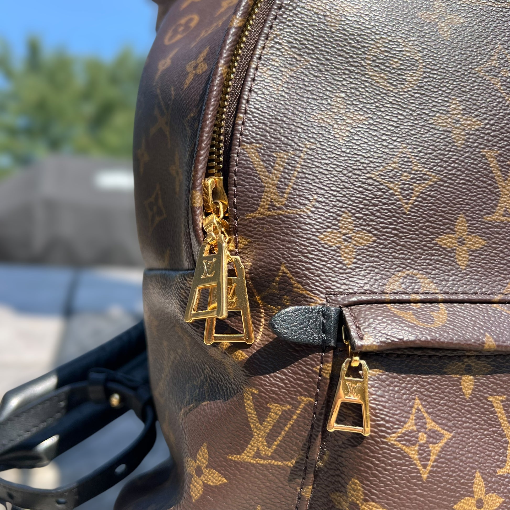 Vuitton Monogram Louis Vuitton Palm Tree Backpack Monogram Palm Springs MM JT's Vintage Vault Vuitton Monogram Louis Vuitton Palm Tree Backpack Monogram Palm Springs MM JT's Vintage Vault