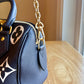 Bicolor Empreinte Speedy 20 - Navy/Creme