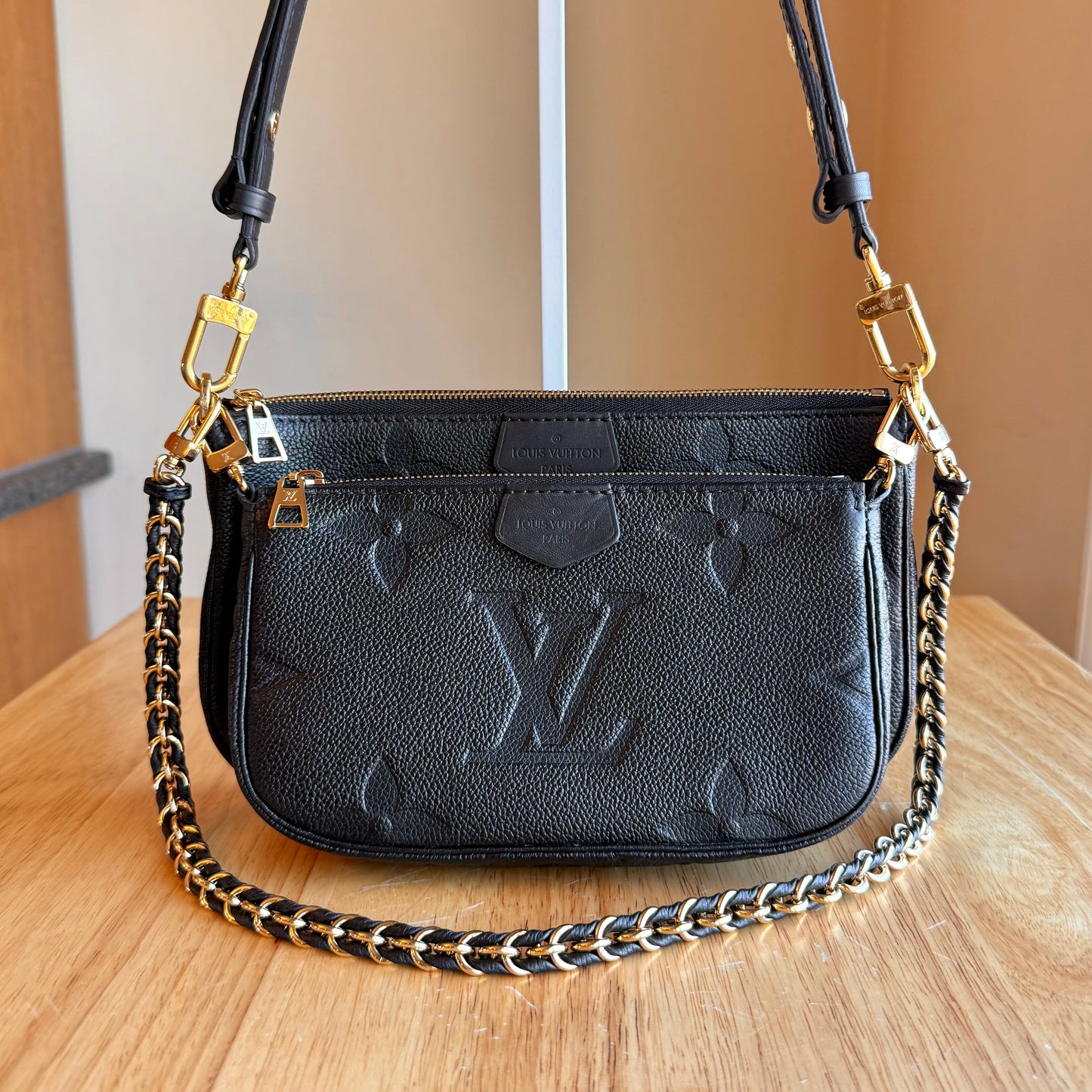Black Empreinte Multi Pochette Accessories