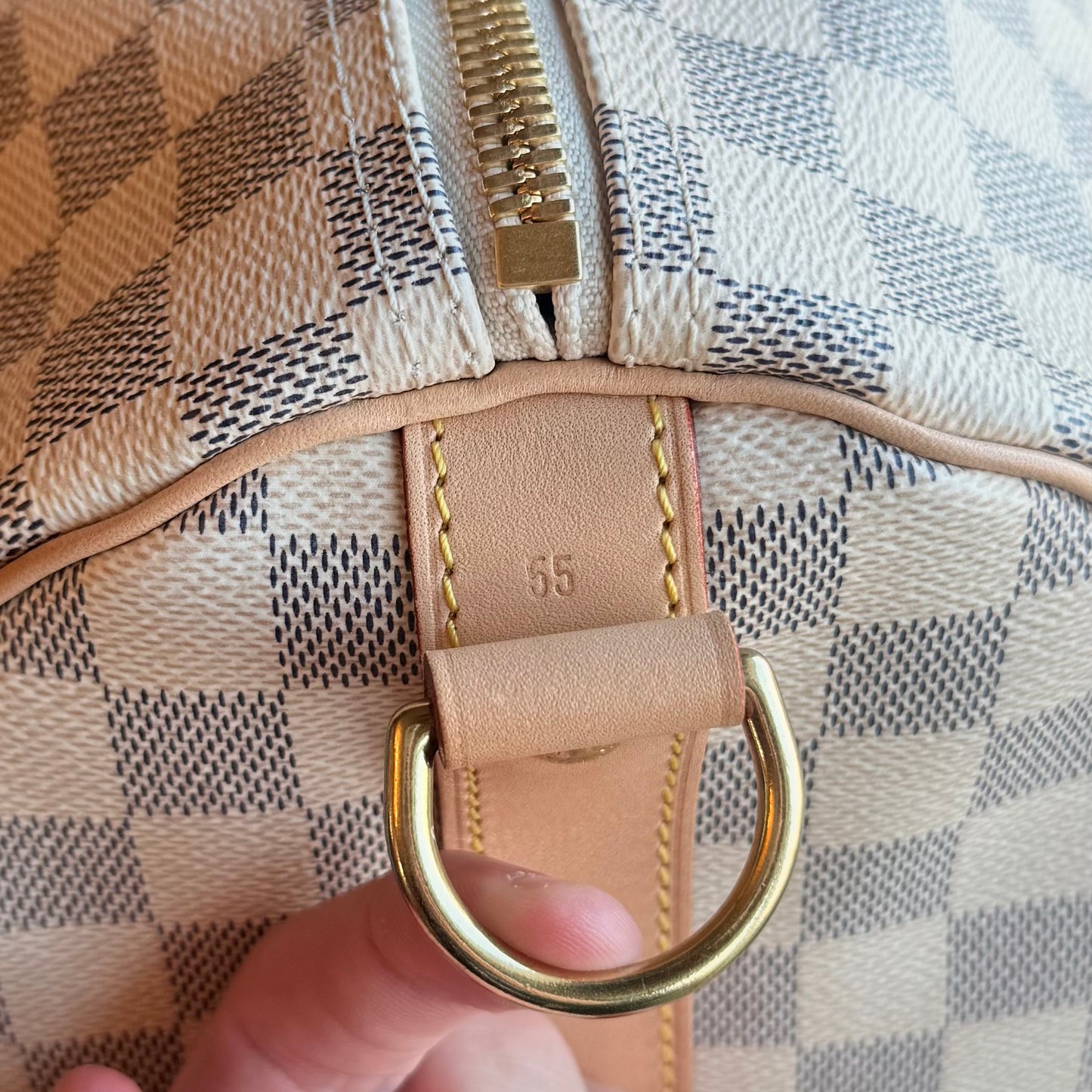 Damier Azur Keepall 55 Bandouliere