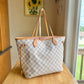 Damier Azur Neverfull MM Set (Rose Ballerine)