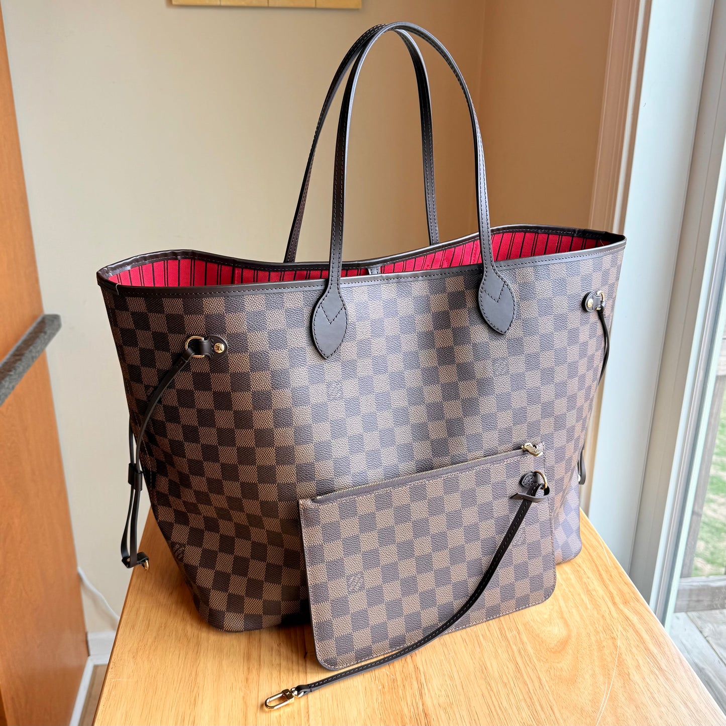 Damier Ebene Neverfull GM Set (Brand New)