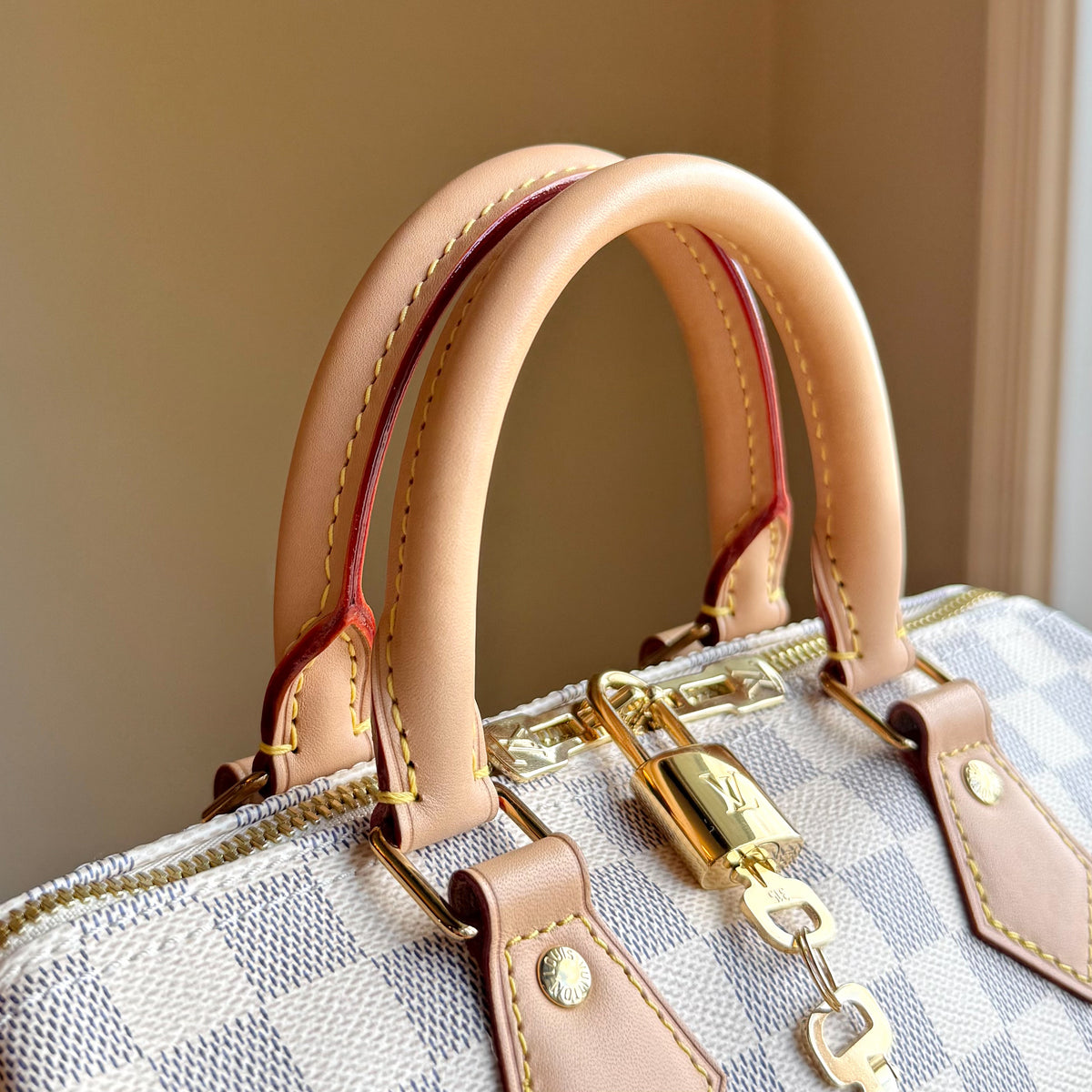 Damier Azur Speedy 25 Bandouliere