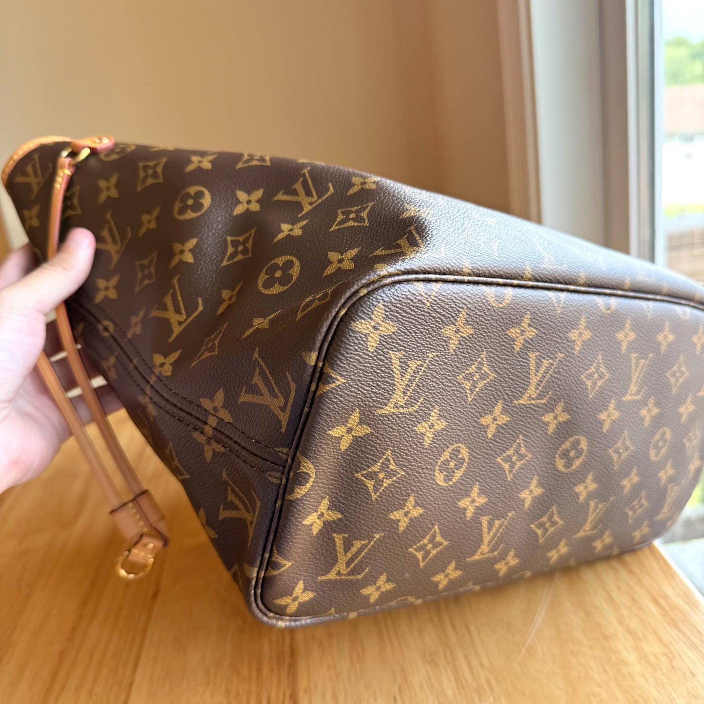 Monogram Neverfull MM Set - Rose Ballerine Interior