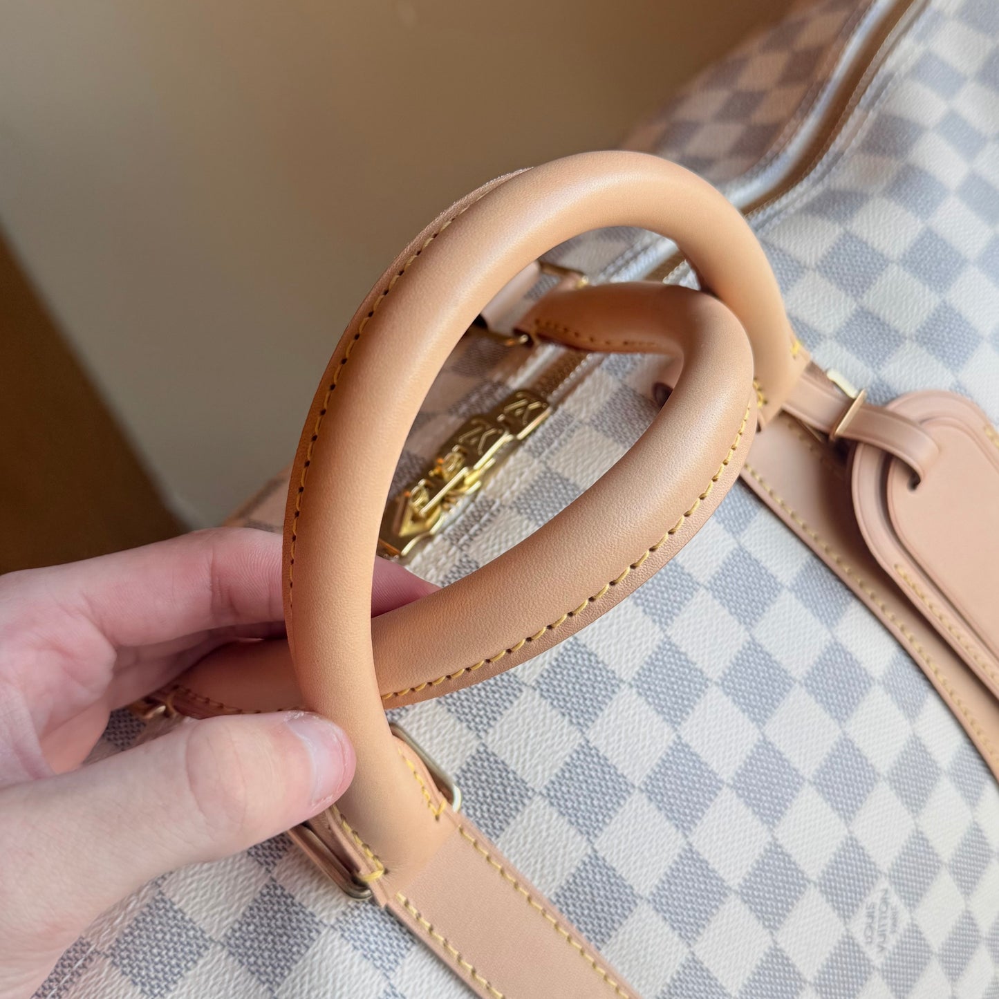 Damier Azur Keepall 55 Bandouliere