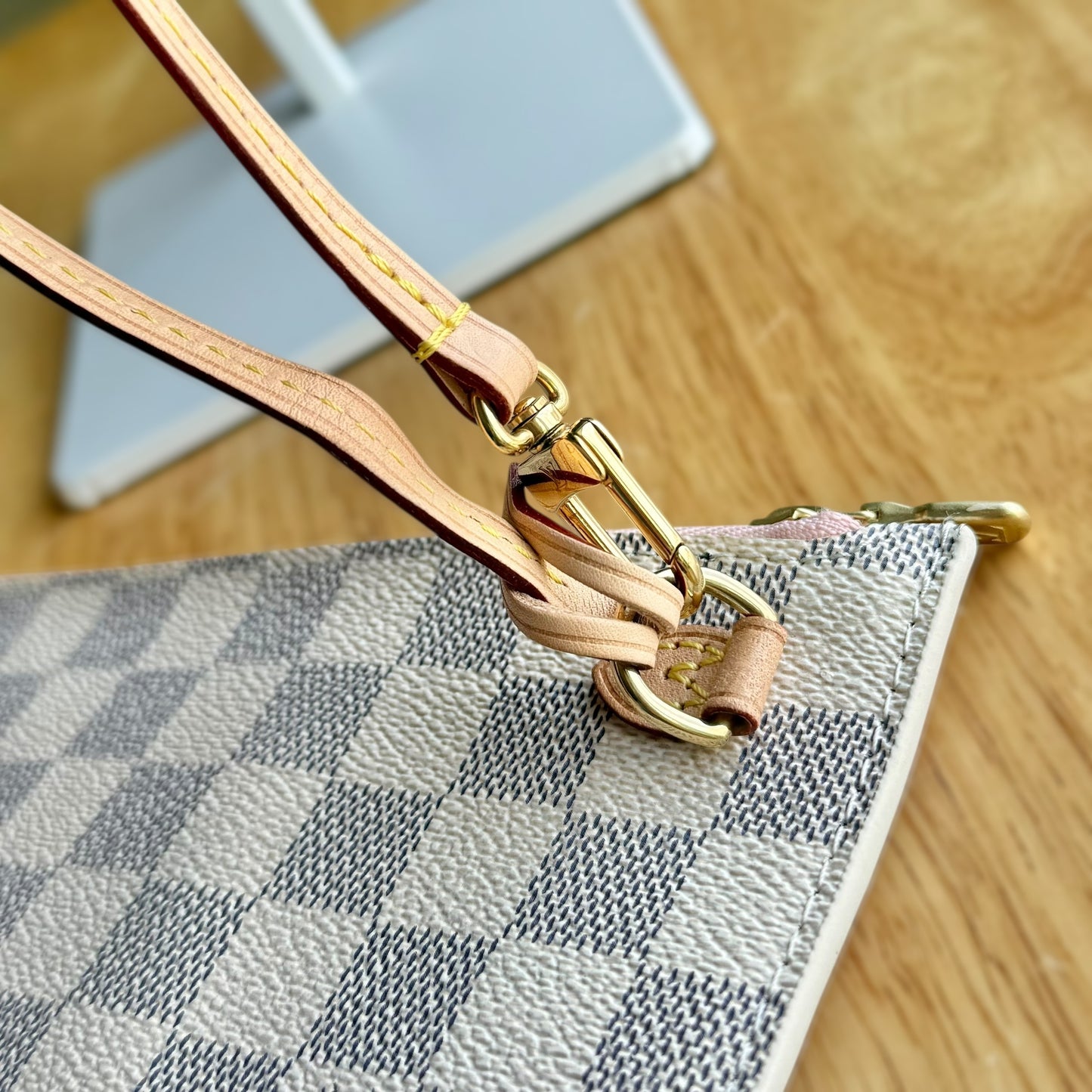 Damier Azur Neverfull MM Set (Rose Ballerine)
