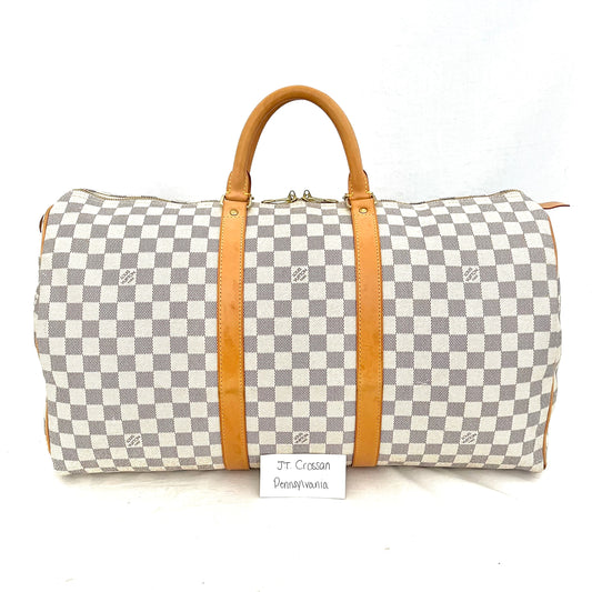 Damier Azur Keepall 50