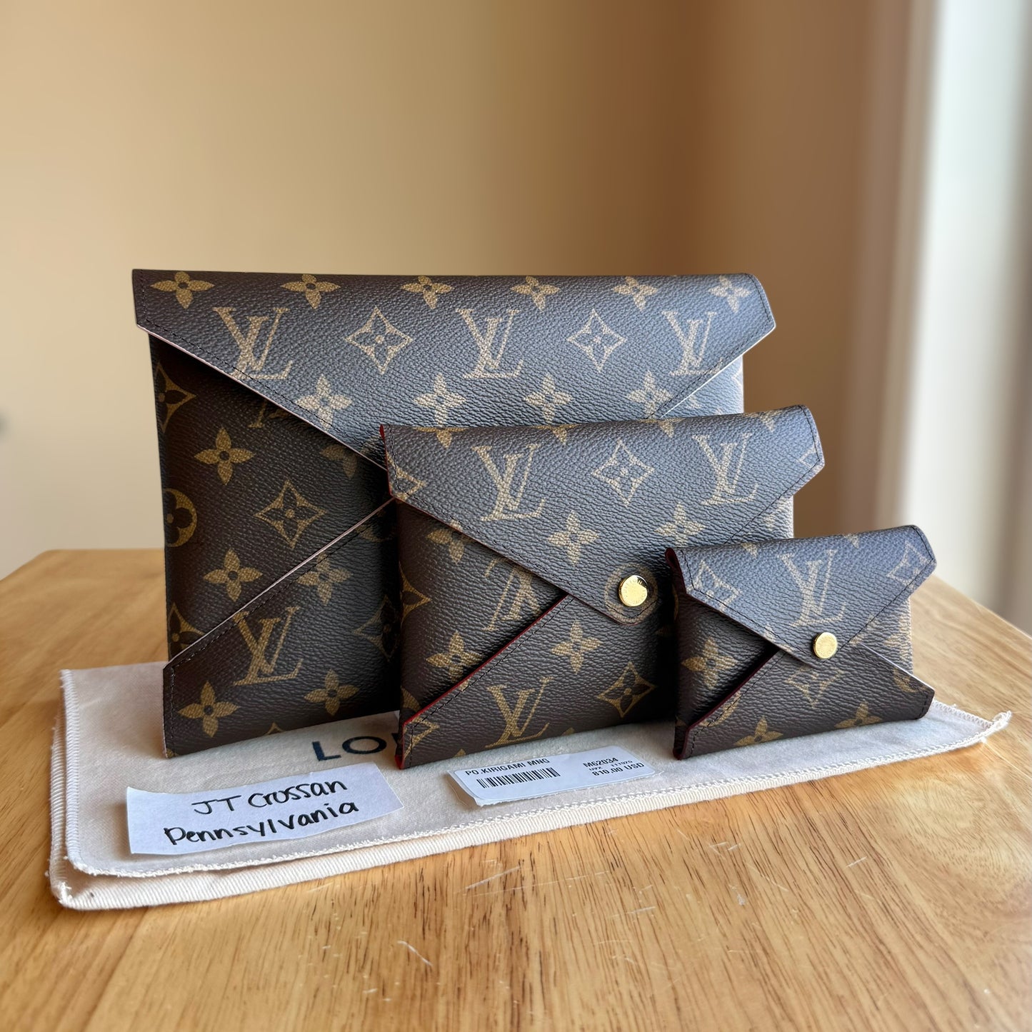 Monogram Kirigami Pochette Set