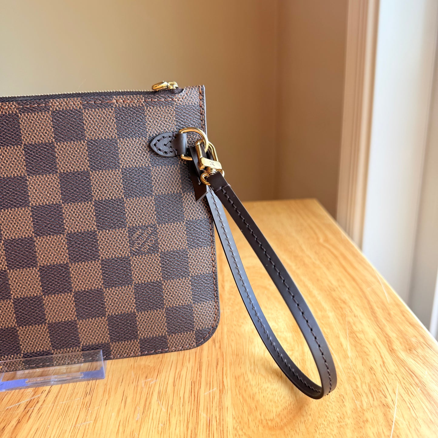 Damier Ebene Neverfull MM Set - Cerise Red Interior (Brand New)
