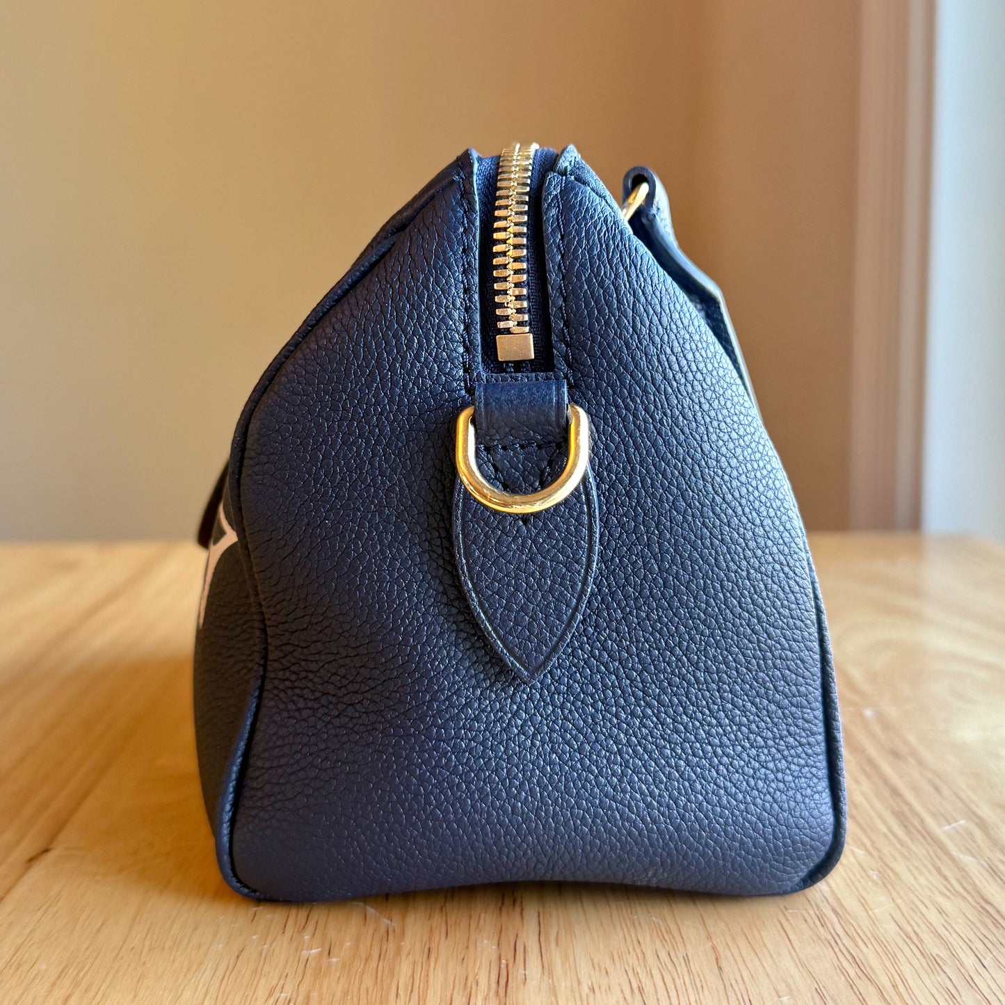 Bicolor Empreinte Speedy 20 - Navy/Creme