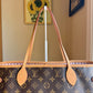Monogram Neverfull MM Set - Rose Ballerine Interior