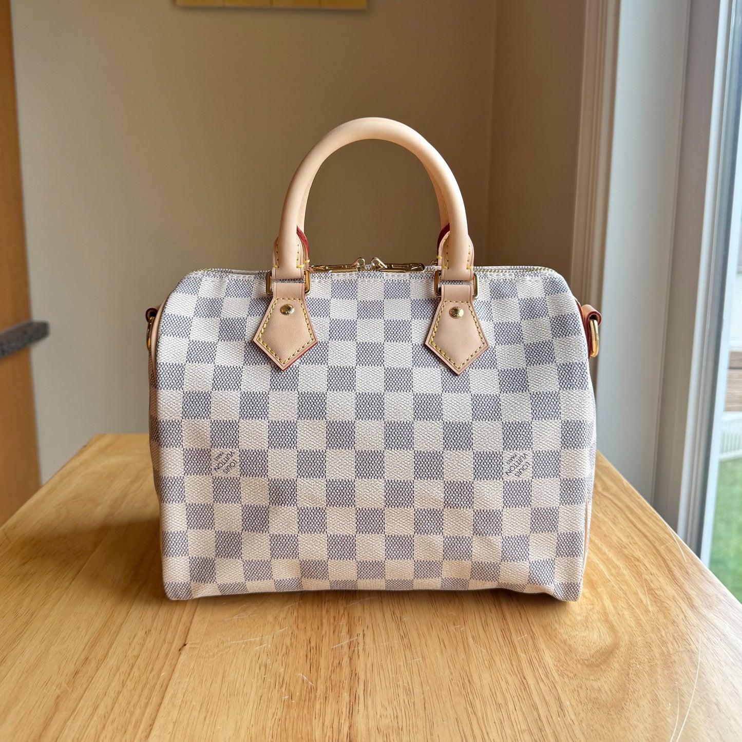Damier Azur Speedy 25 Bandouliere (Like New)