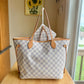Damier Azur Neverfull MM Set (Rose Ballerine)