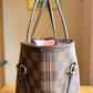 Damier Ebene Neverfull MM - Rose Ballerine Interior
