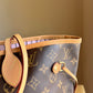 Monogram Neverfull MM Set - Rose Ballerine Interior