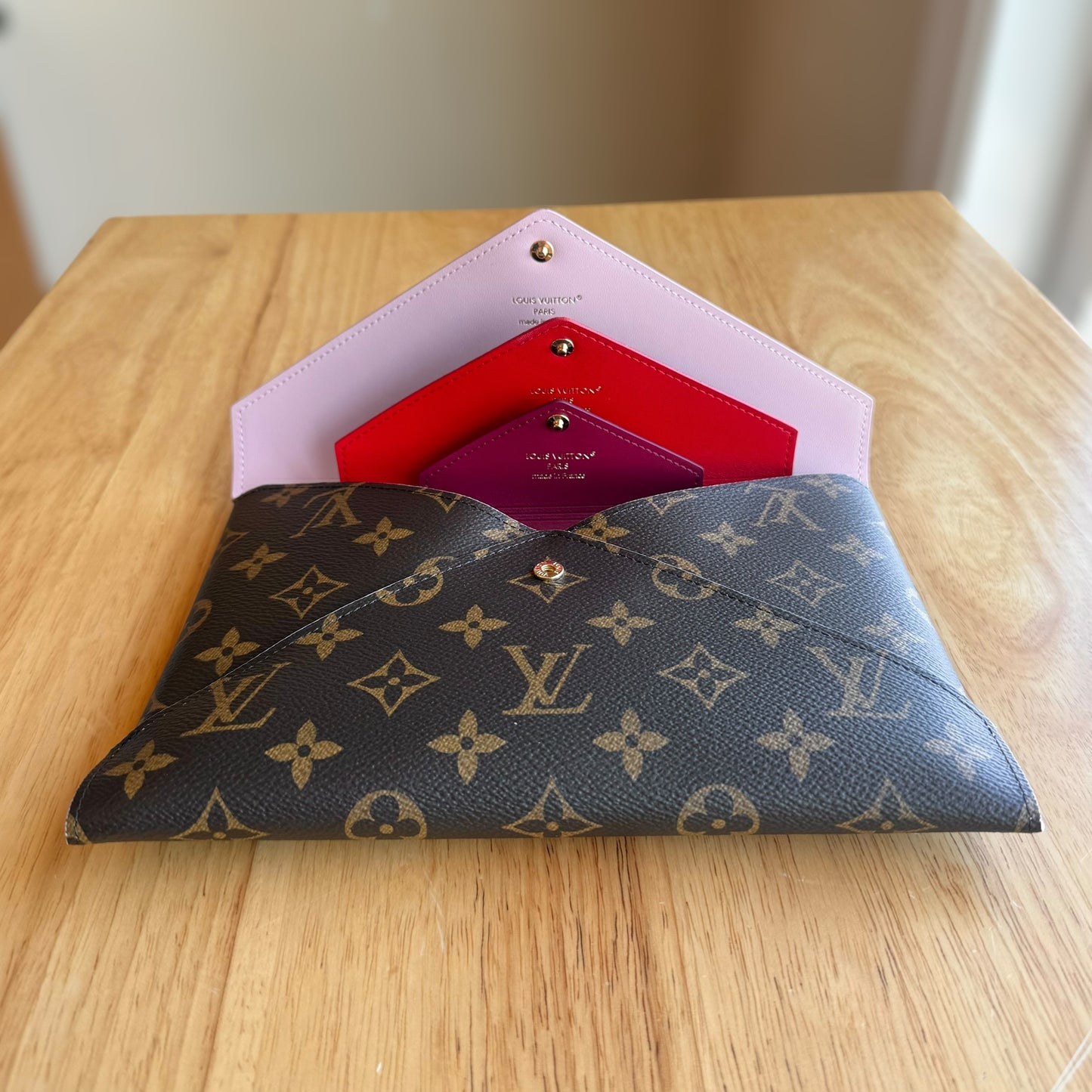 Monogram Kirigami Pochette Set
