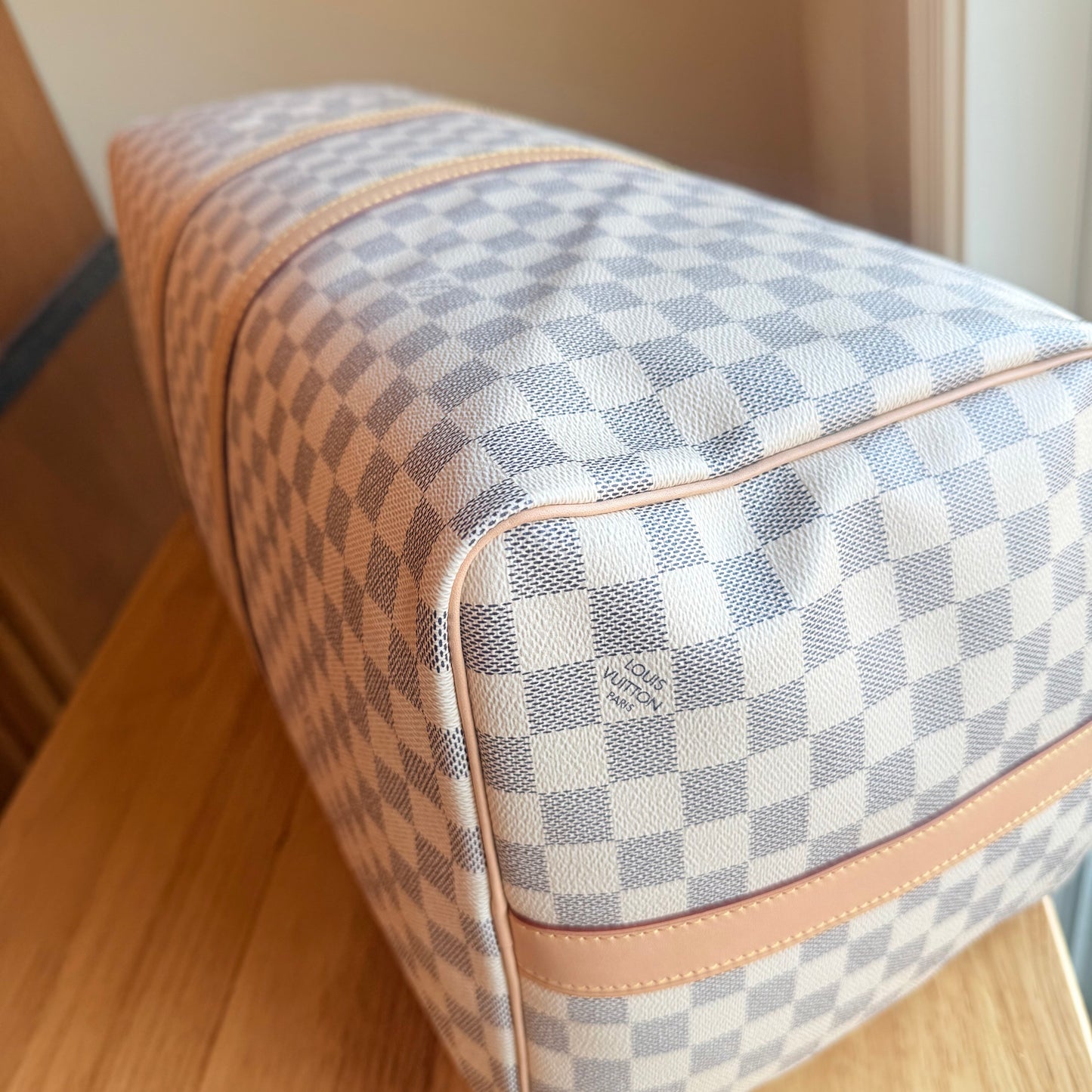 Damier Azur Keepall 55 Bandouliere