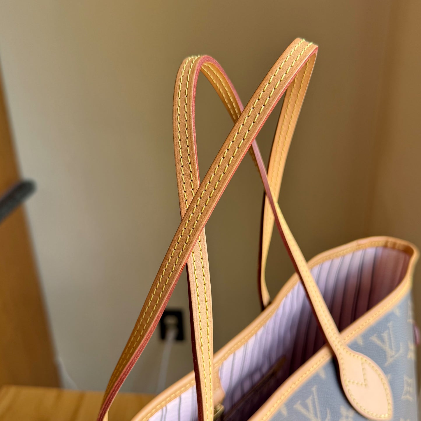 Monogram Neverfull MM Set - Rose Ballerine Interior