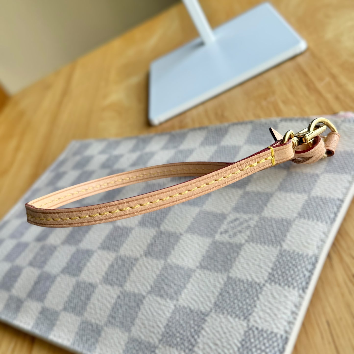 Damier Azur Neverfull MM Set (Rose Ballerine)