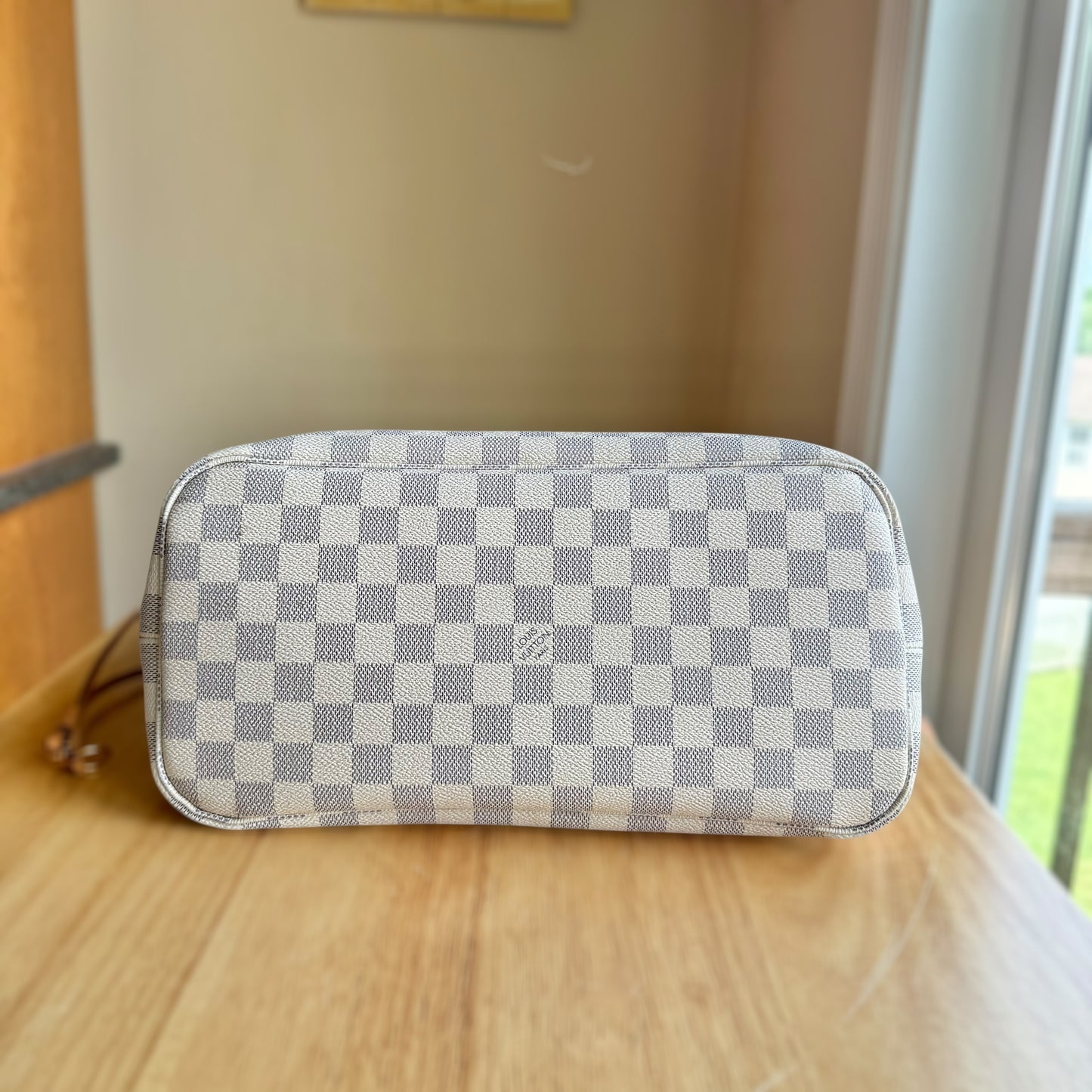 Damier Azur Neverfull MM Set (Rose Ballerine)
