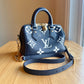 Bicolor Empreinte Speedy 20 - Navy/Creme
