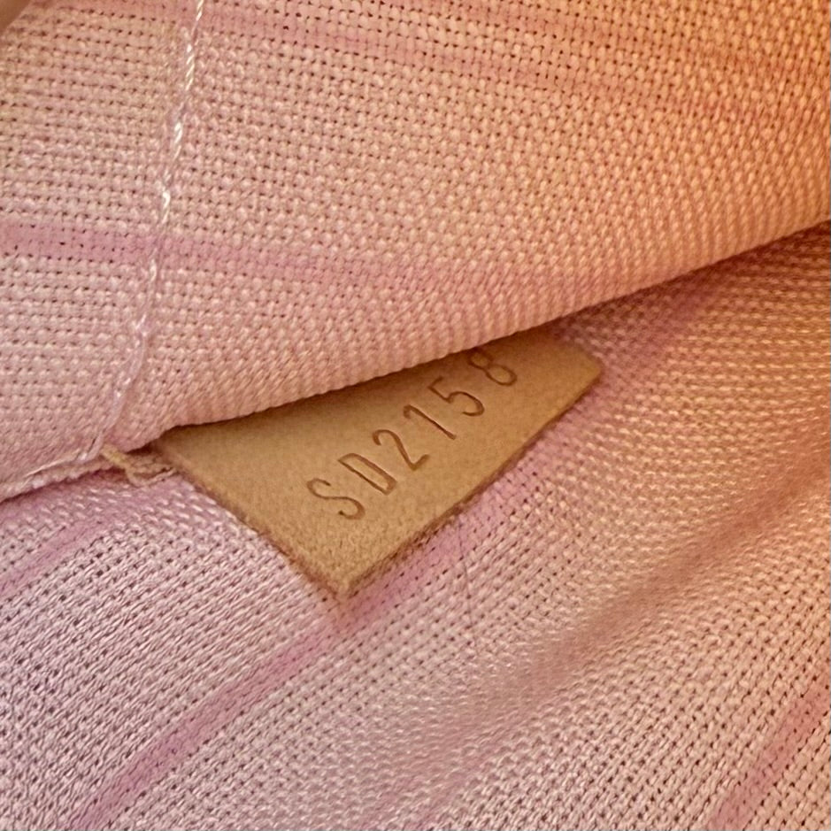 Damier Azur Neverfull MM Set (Rose Ballerine)