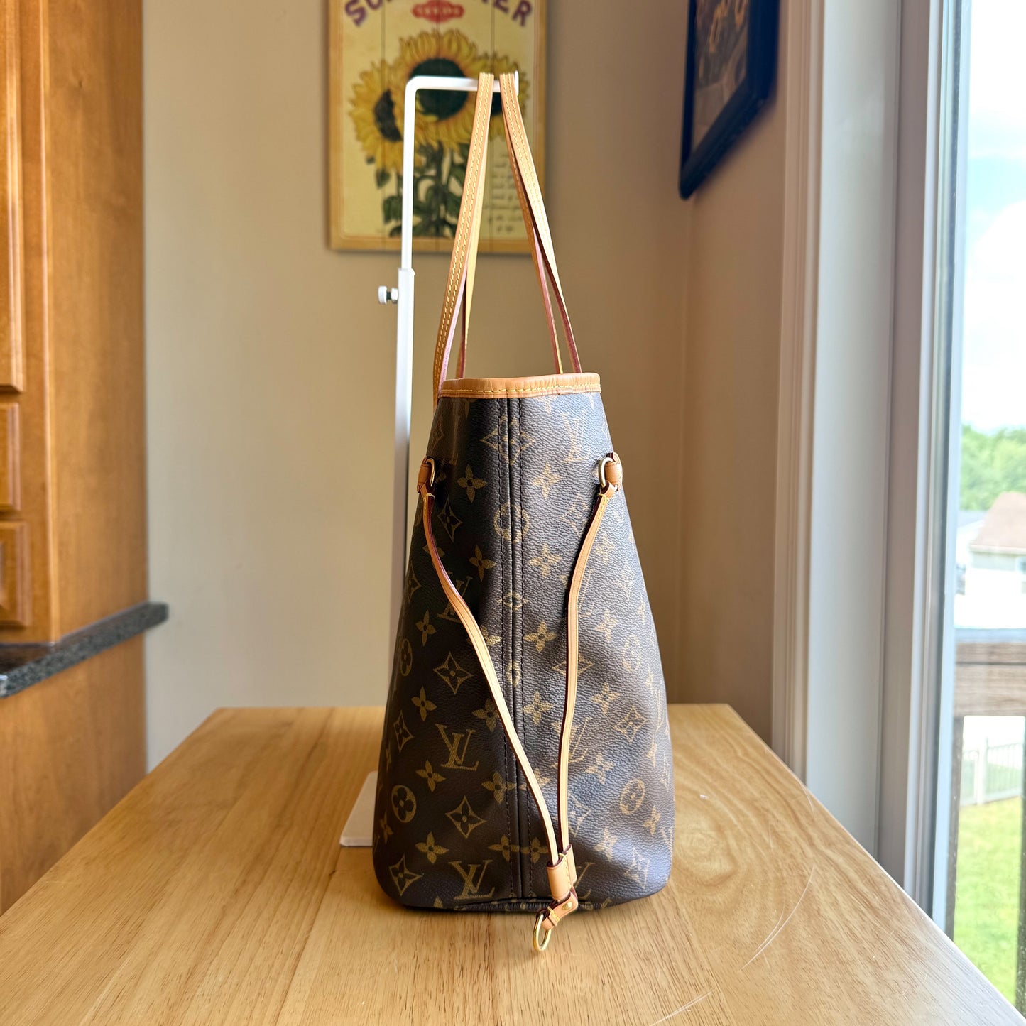Monogram Neverfull MM Set - Rose Ballerine Interior