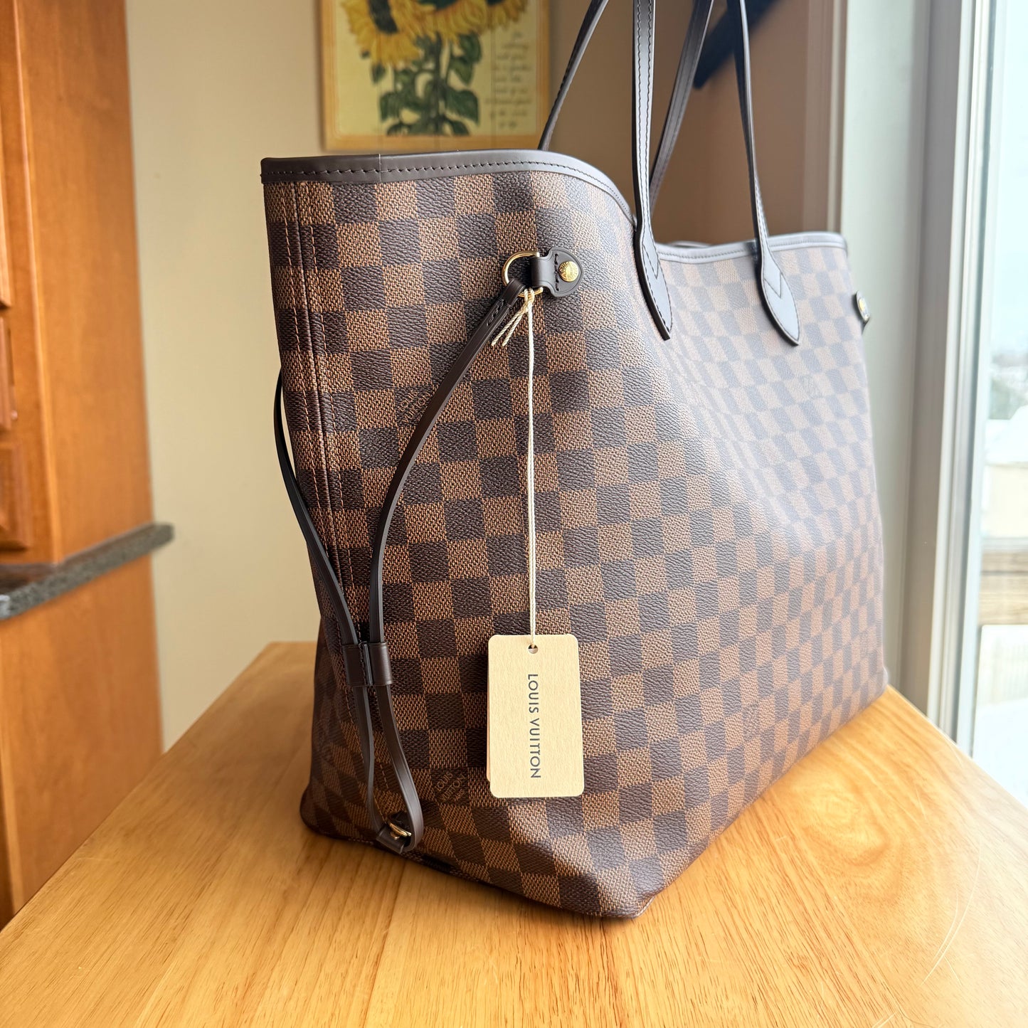 Damier Ebene Neverfull GM Set - Brand New, Never Used