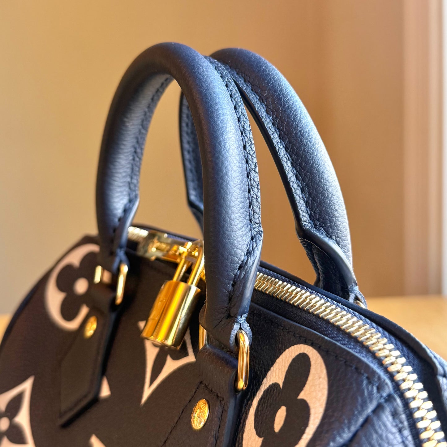 Bicolor Empreinte Speedy 20 - Navy/Creme