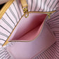 Monogram Neverfull MM Set - Rose Ballerine Interior
