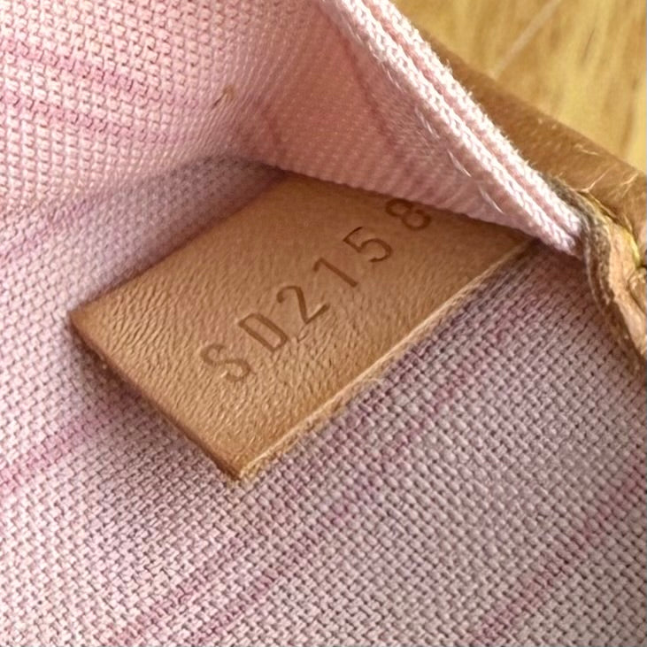 Damier Azur Neverfull MM Set (Rose Ballerine)
