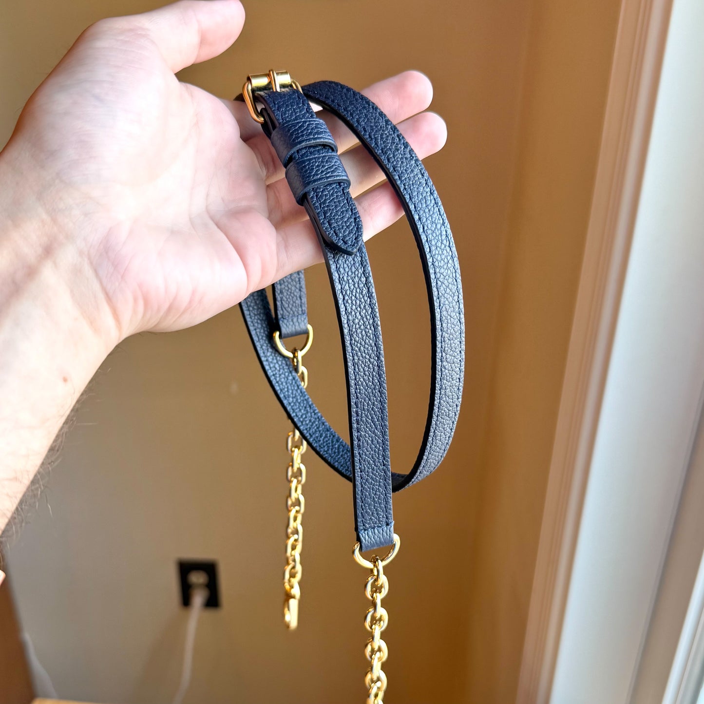 Bicolor Empreinte Speedy 20 - Navy/Creme
