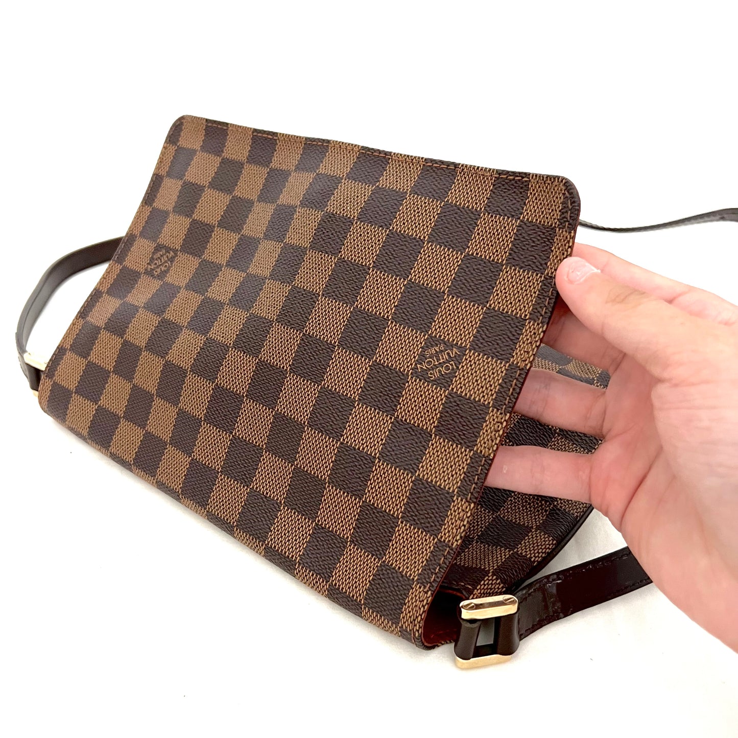 Damier Ebene Musette Tango Crossbody