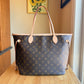 Monogram Neverfull Bandouliere Inside Out MM - Rogue Sari Interior