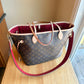 Monogram Neverfull Bandouliere Inside Out MM - Rogue Sari Interior