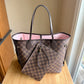 Damier Ebene Neverfull MM Set (Rose Ballerine)