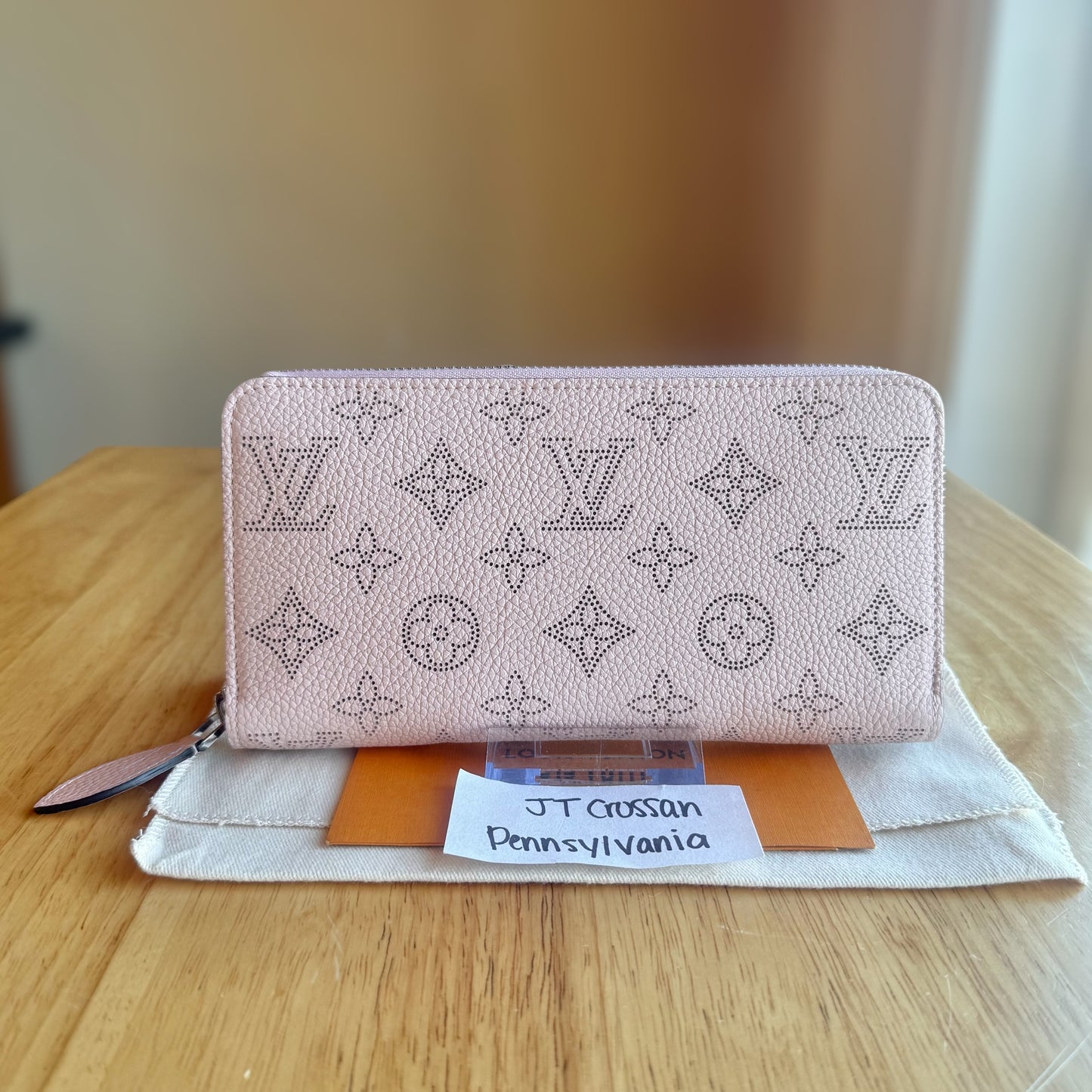 Pink Mahina Zippy Wallet (Brand New)