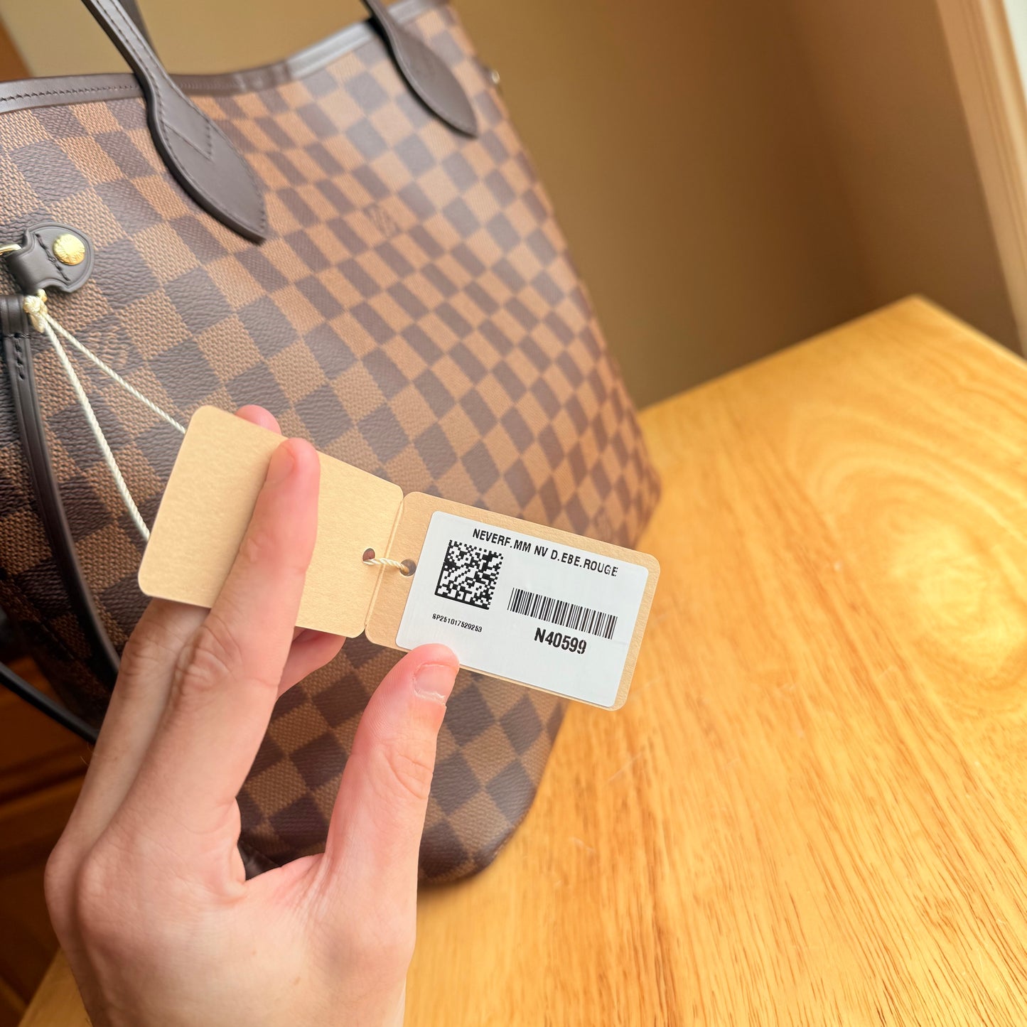 Damier Ebene Neverfull MM Set (Brand New)