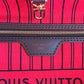 Damier Ebene Neverfull MM Set - Cerise Red Interior (Brand New)