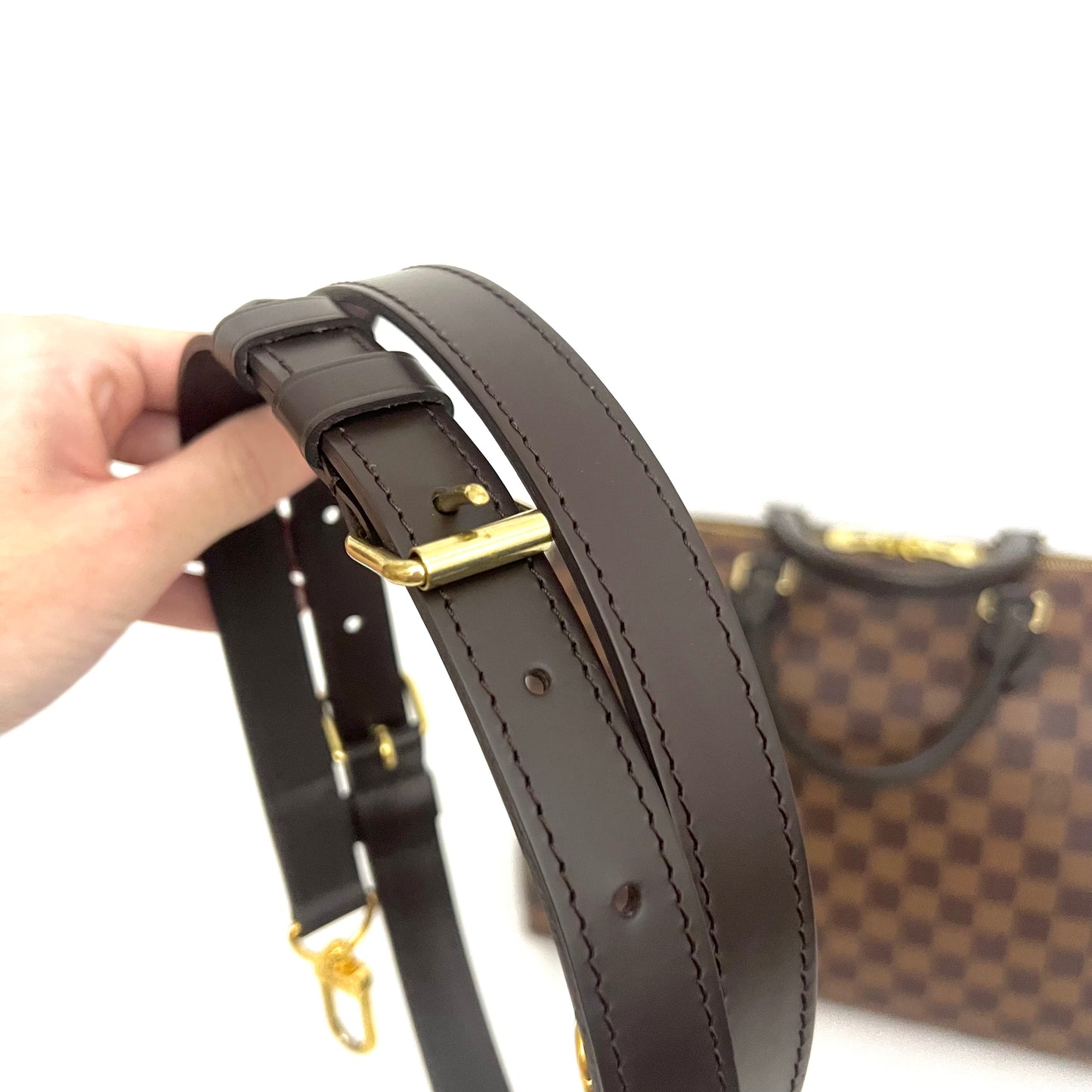 Damier Ebene Speedy 35 Bandouliere