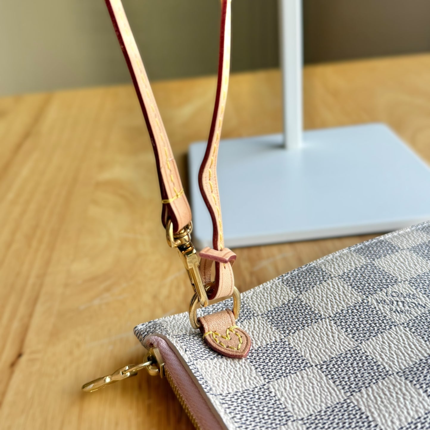 Damier Azur Neverfull MM Set (Rose Ballerine)