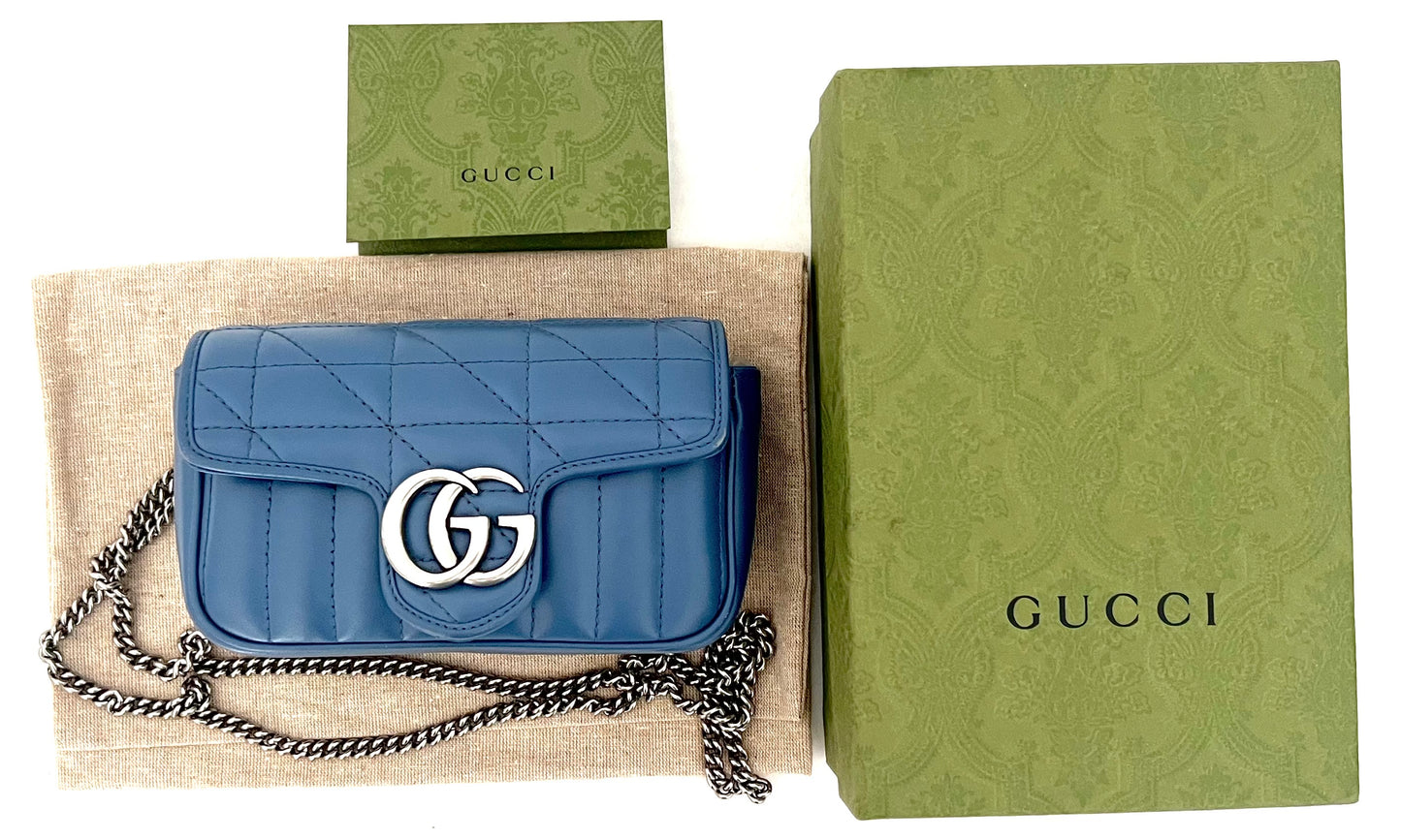 Gucci “GG” Marmont Matelasse Super Mini