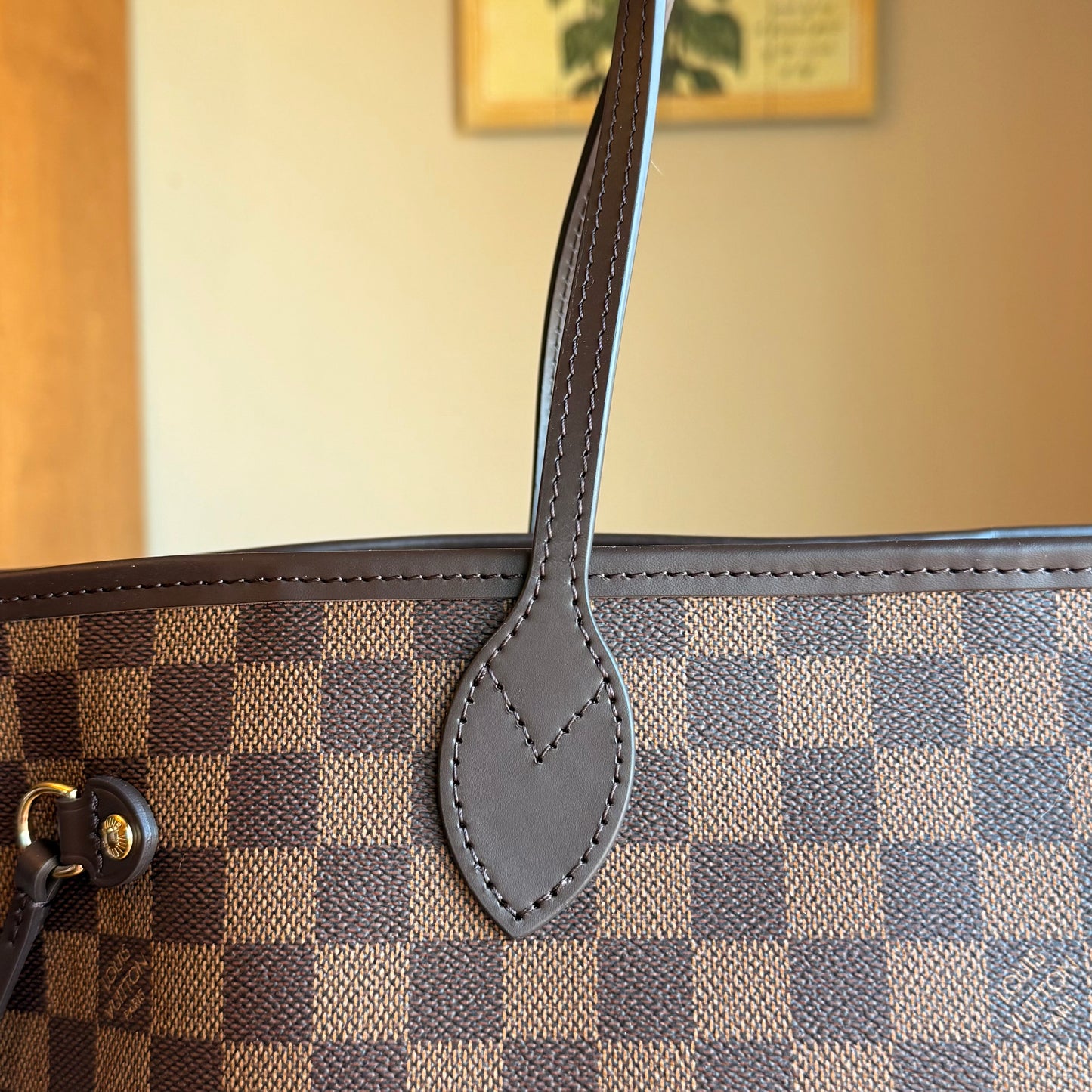 Damier Ebene Neverfull MM Set - Cerise Red Interior (Brand New)