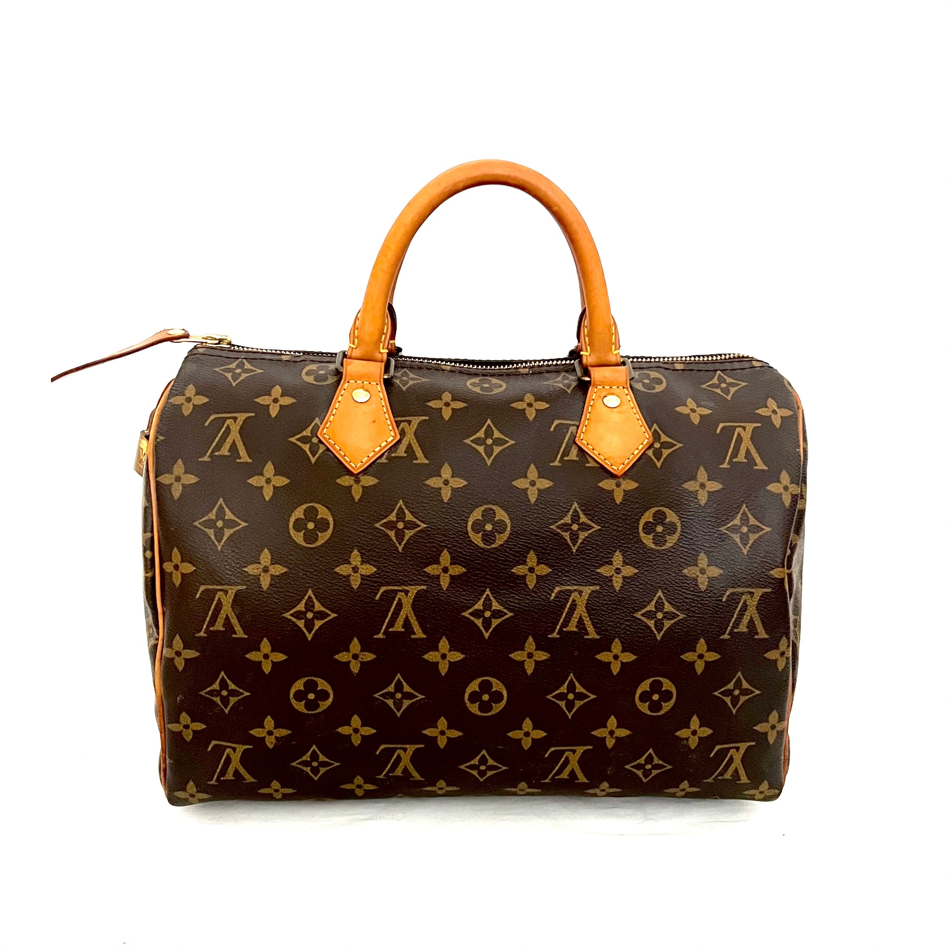 Louis Vuitton Speedy 30 Monogram-VI0992 Brown Leather ref.998780 - Joli  Closet