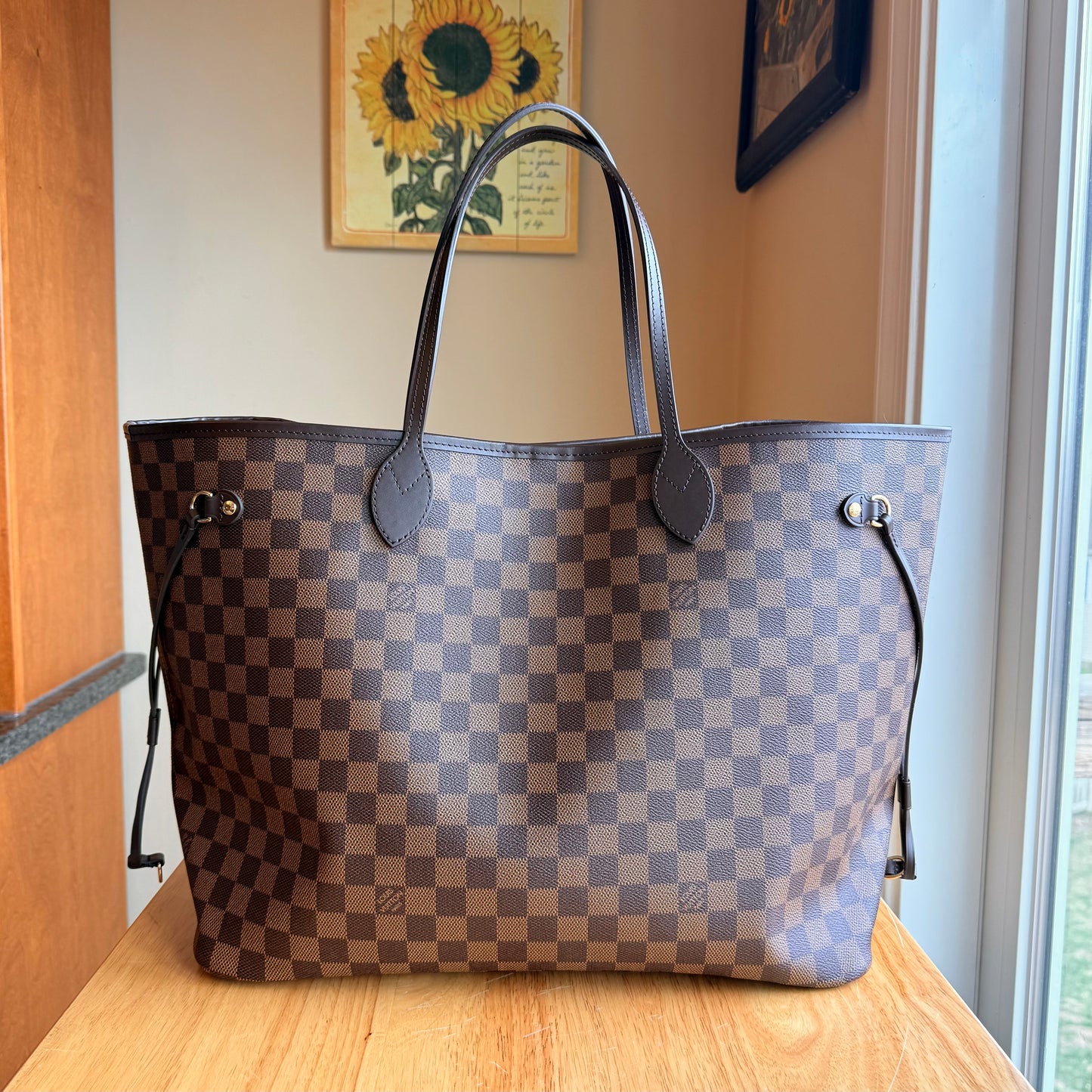 Damier Ebene Neverfull GM Set (Brand New)
