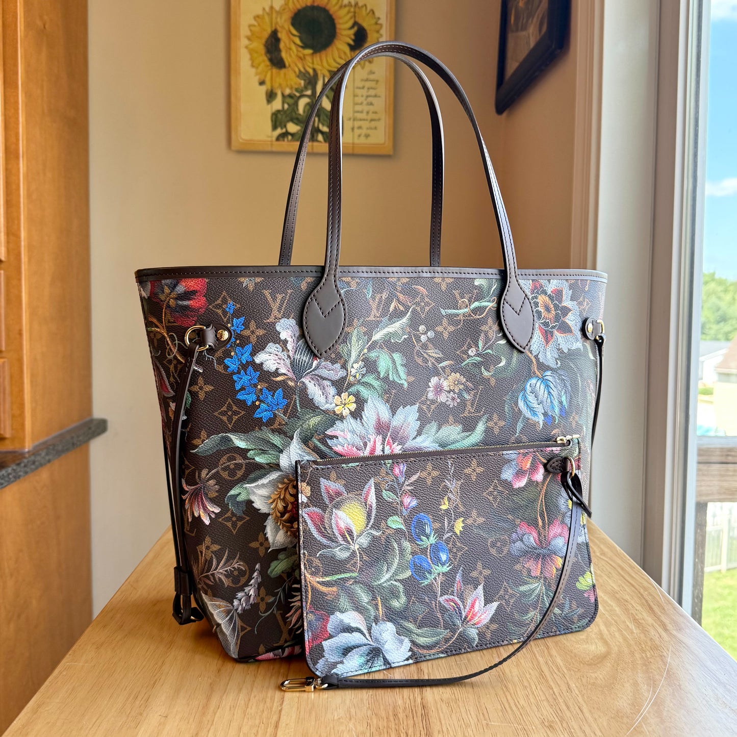Monogram Neverfull MM Set - Eden (Brand New)