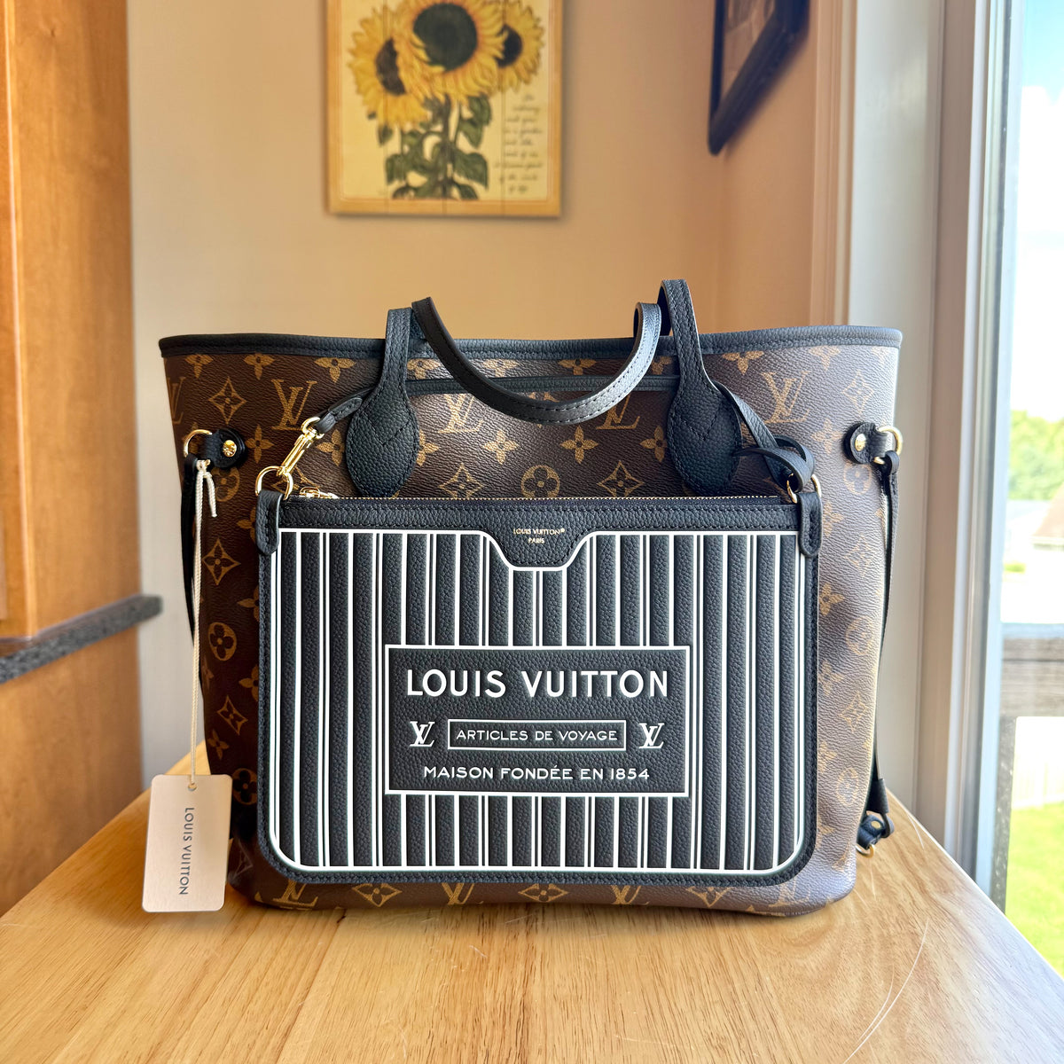 Monogram Neverfull Inside Out MM (New w/ Tags)