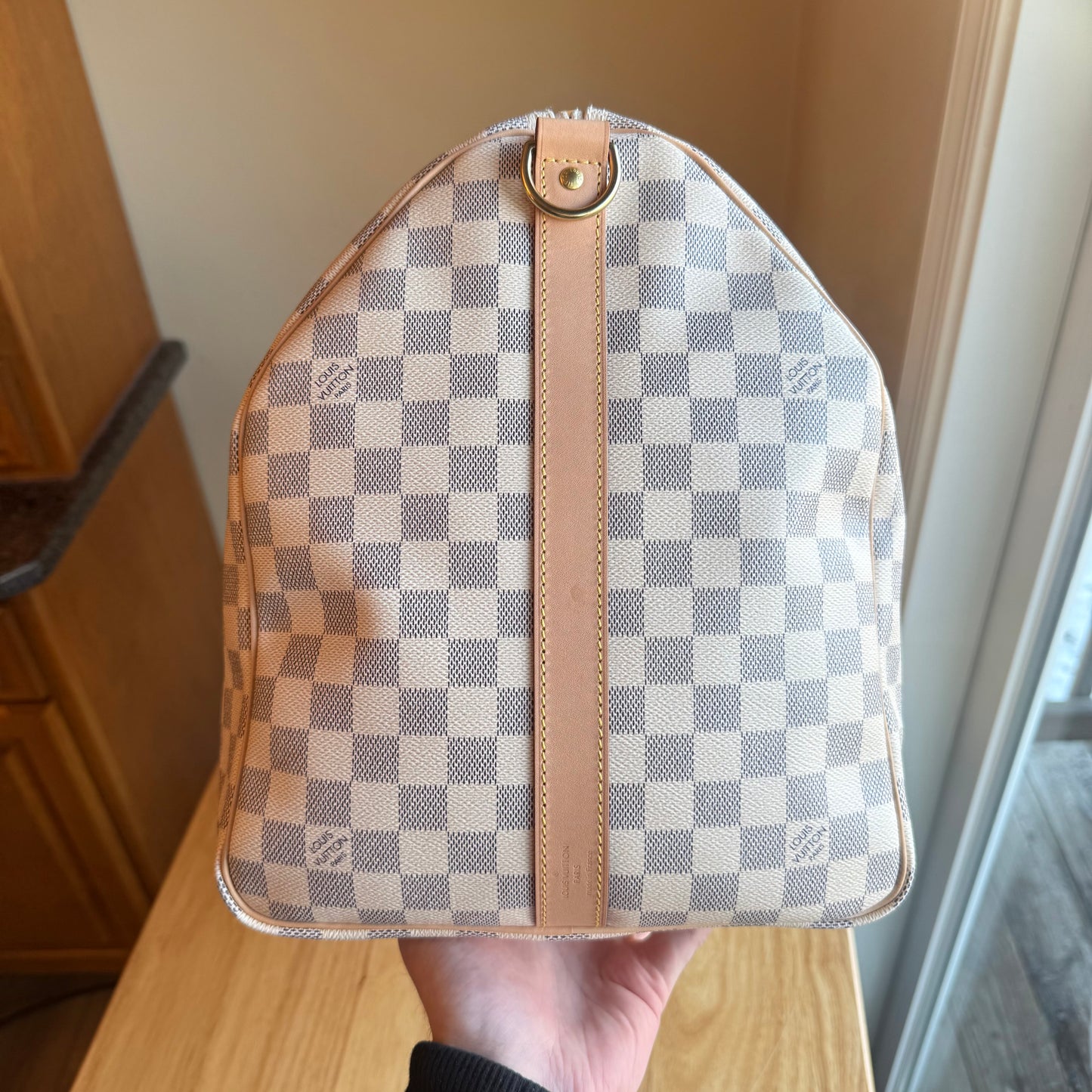 Damier Azur Keepall 55 Bandouliere