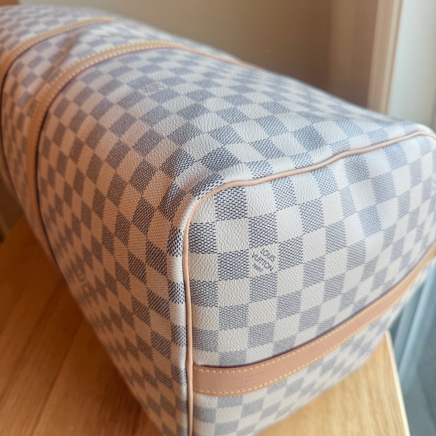 Damier Azur Keepall 55 Bandouliere
